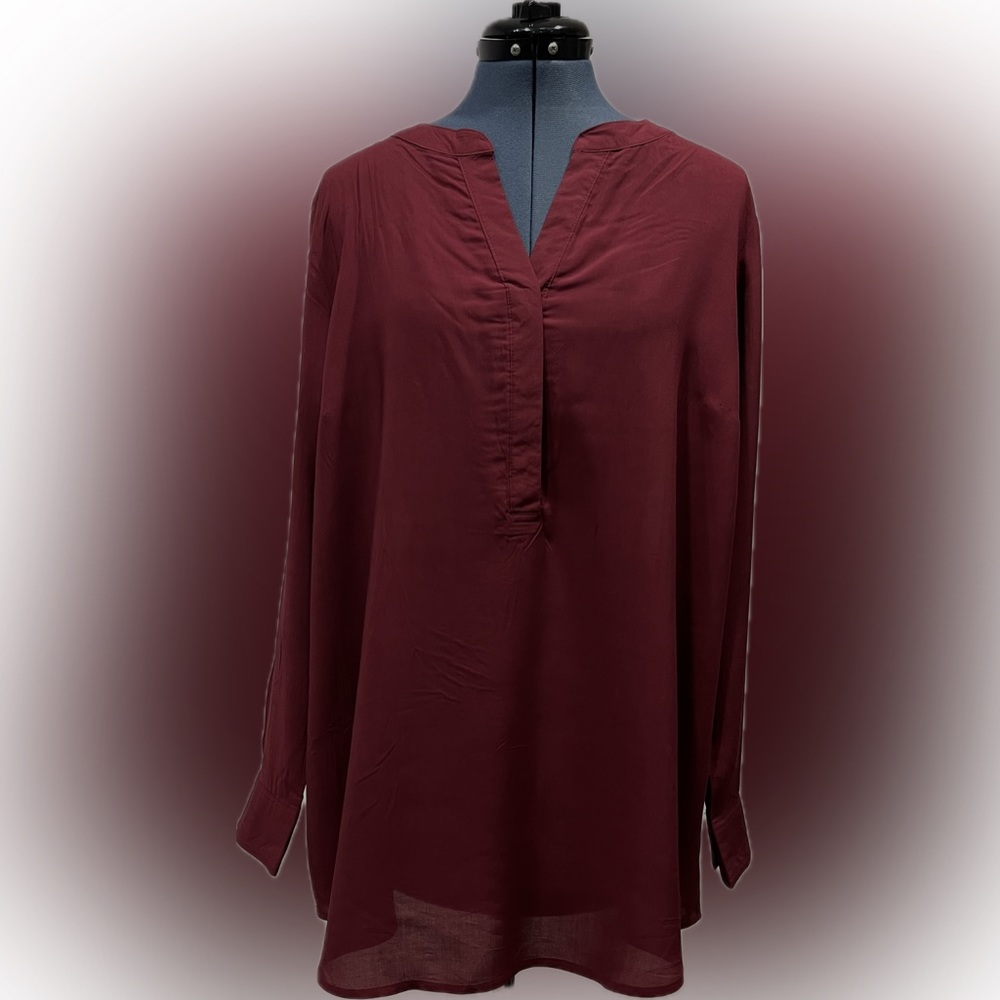 Monroe & Main Burgundy Tunic